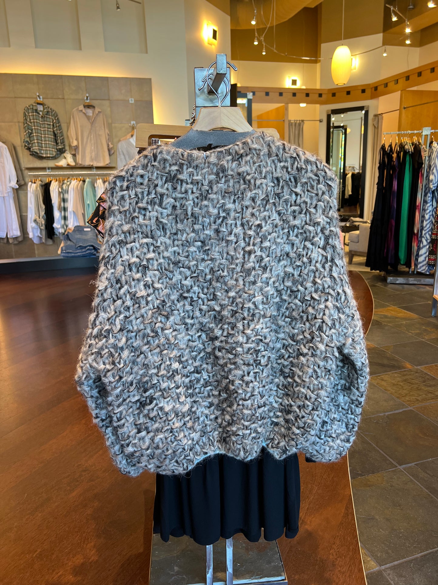 Fleecy Alpaca Bomber Cardi