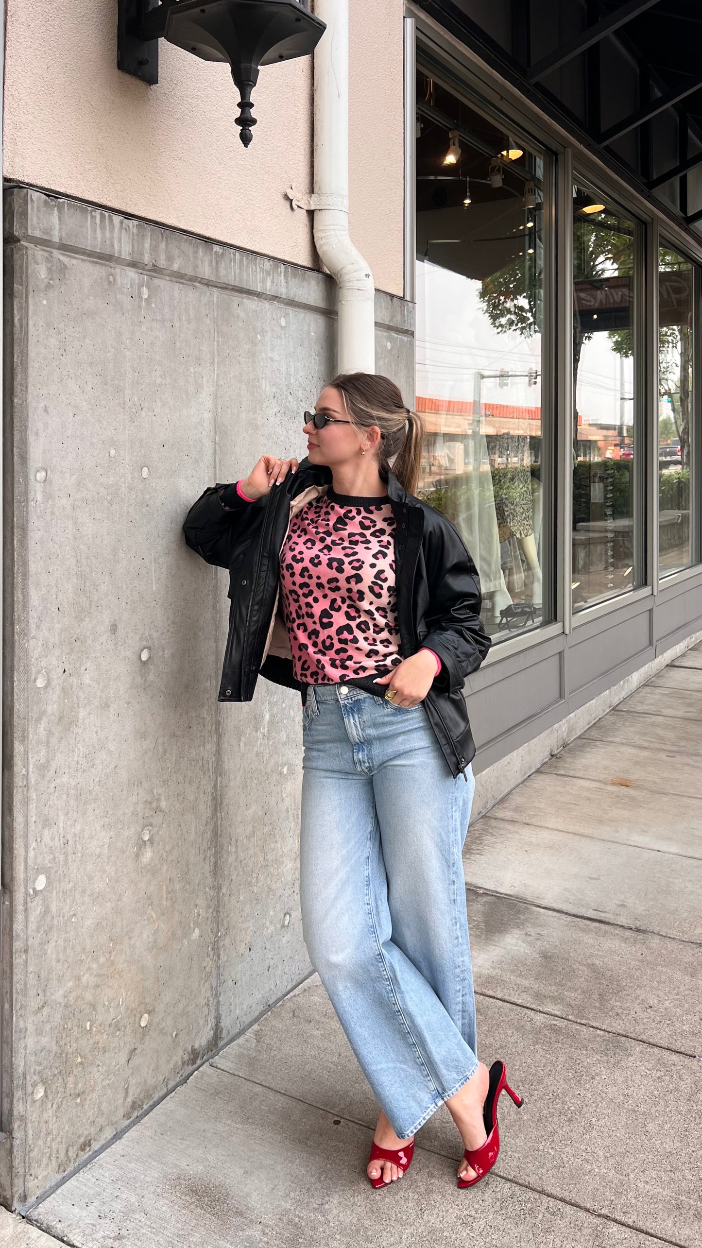 Lauren Leopard Sweat