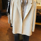 Collared Rib Sleeve Coat
