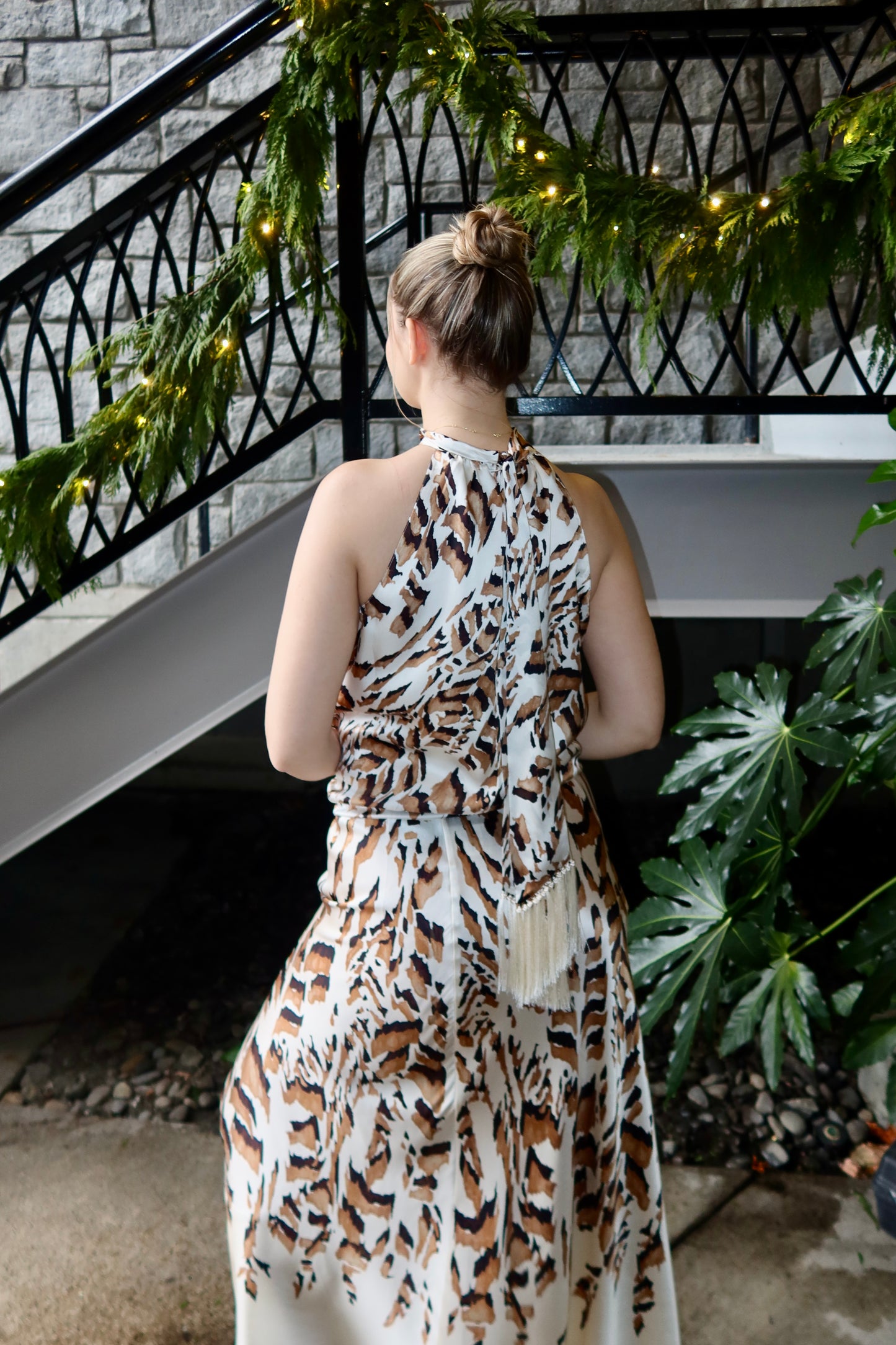 Slit Difference Skirt