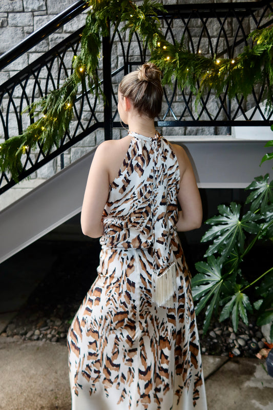 Slit Difference Skirt