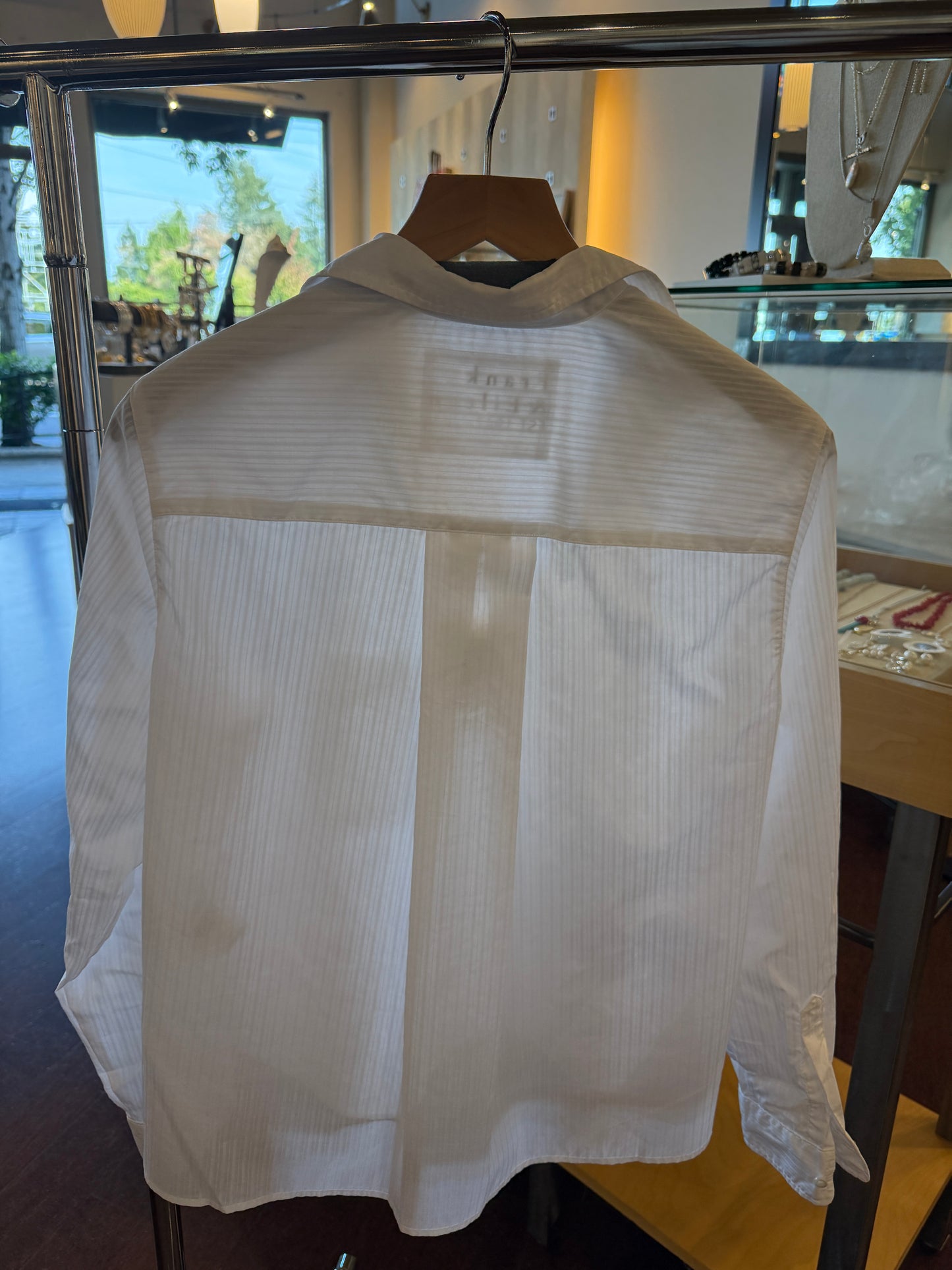Silvio Untuckable Sheer Stripe
