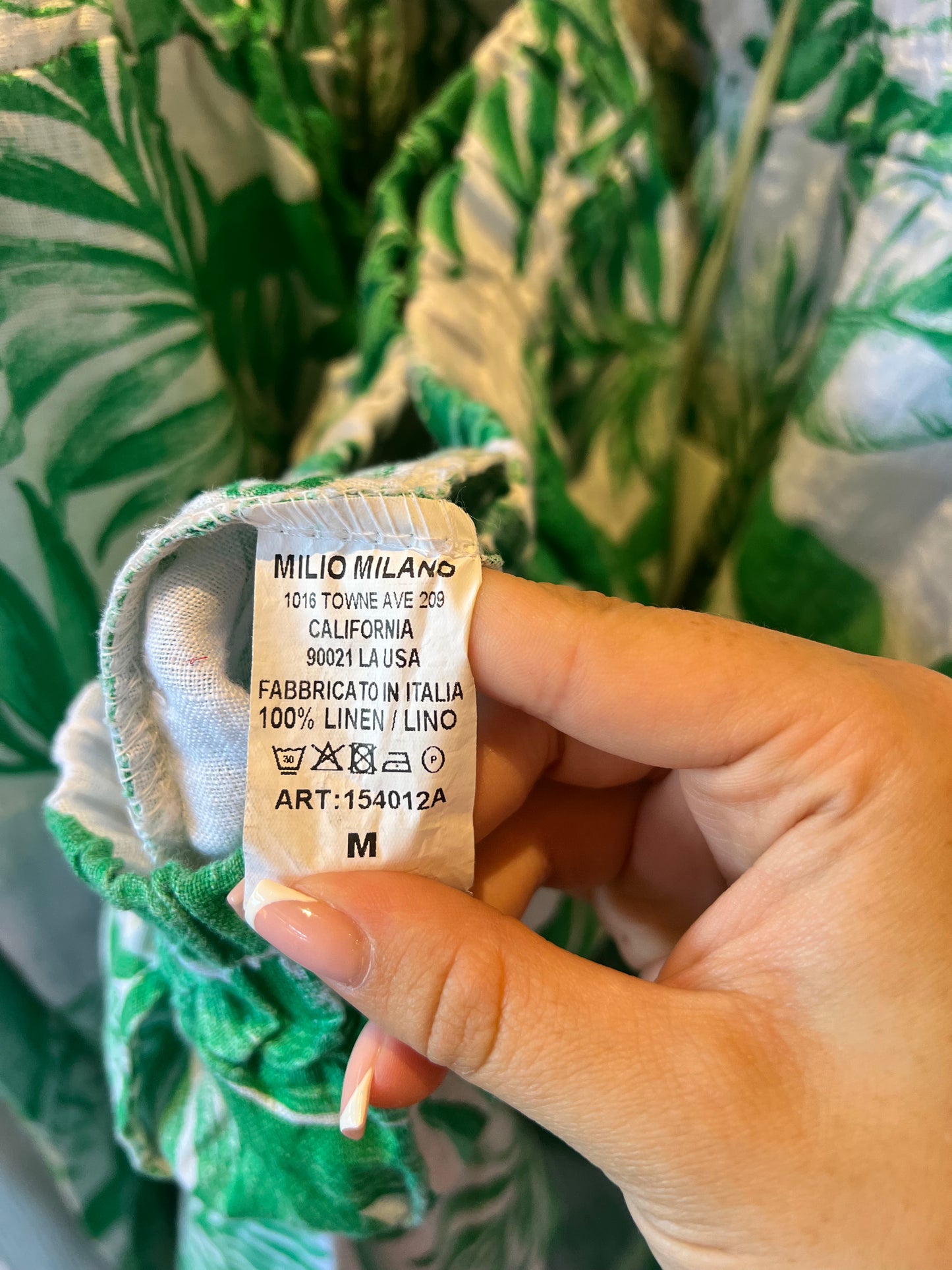 Hawaiian Print Wide Leg Pant