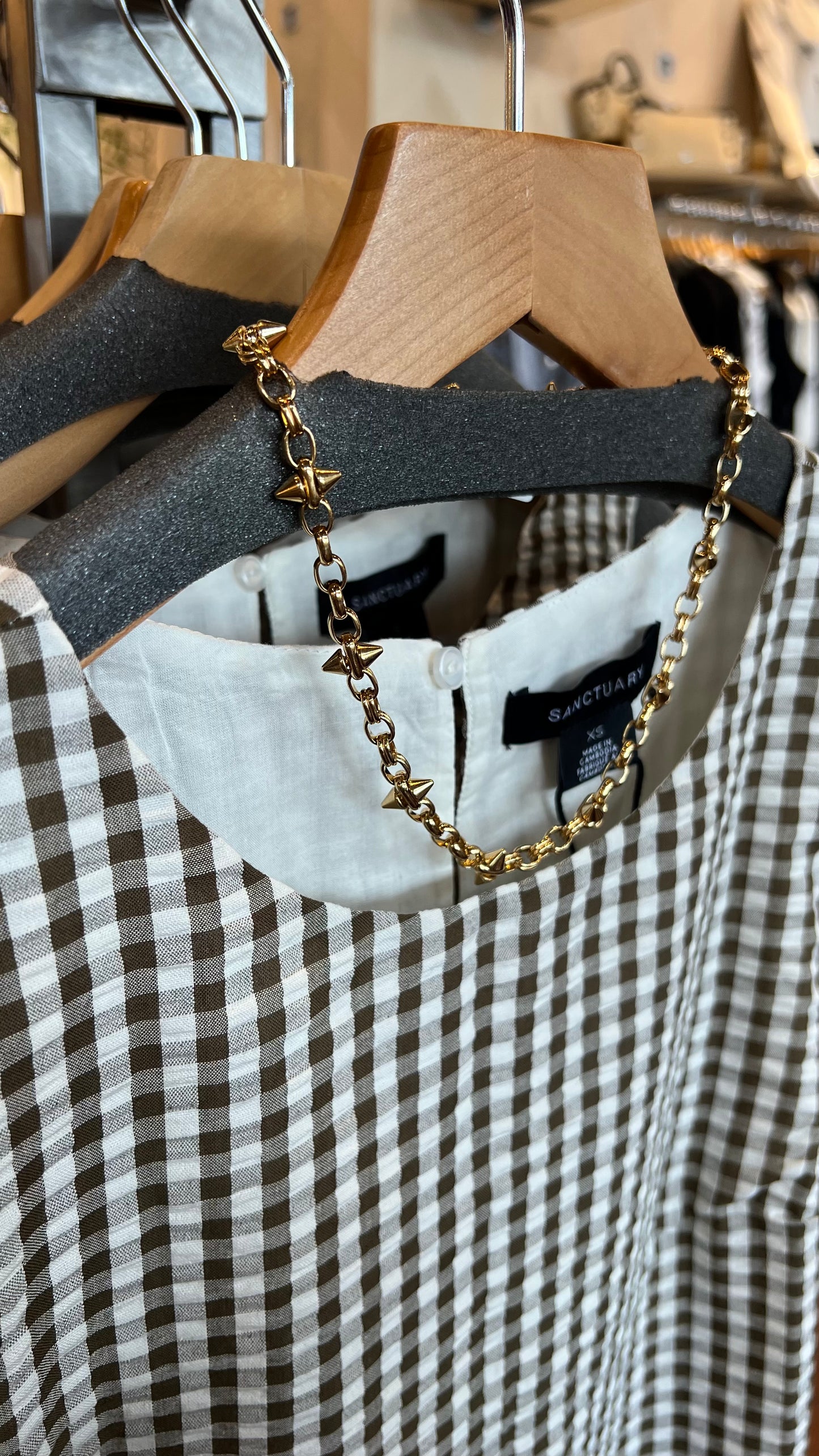 Way To Be Gingham Dress