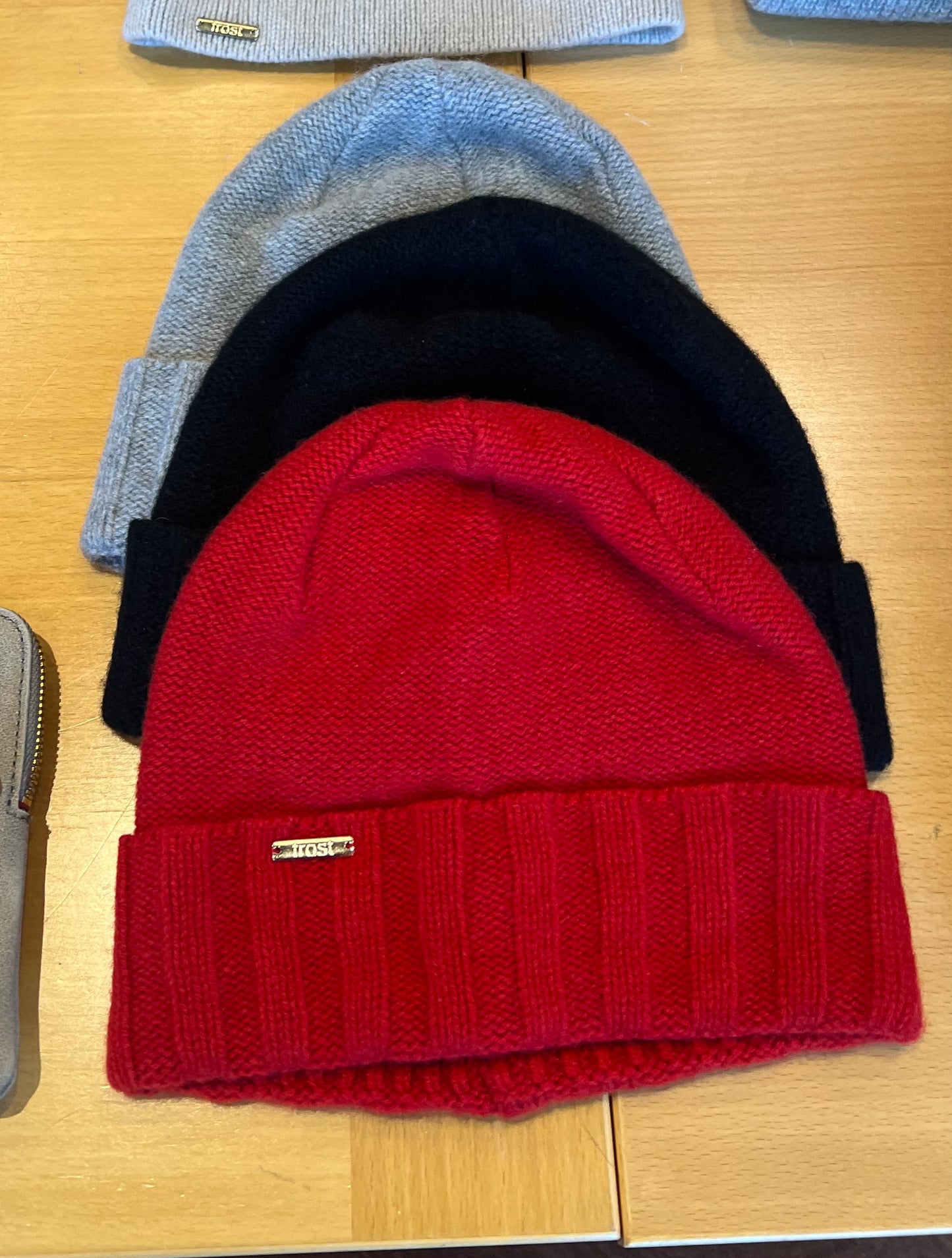 Cashmere Rolled Cuff Beanie