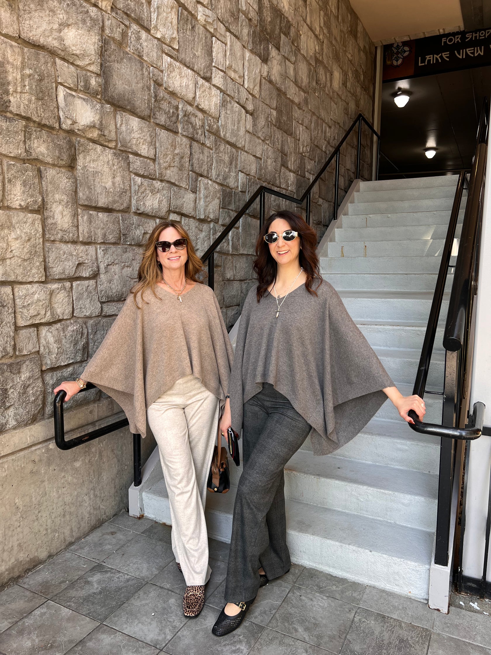 Repeat Poncho 700596 cashmere poncho at Grapevine