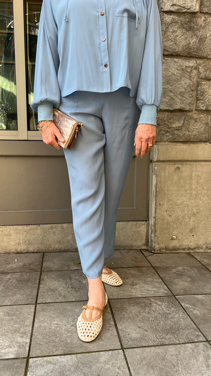 D Satin Combo Jogger