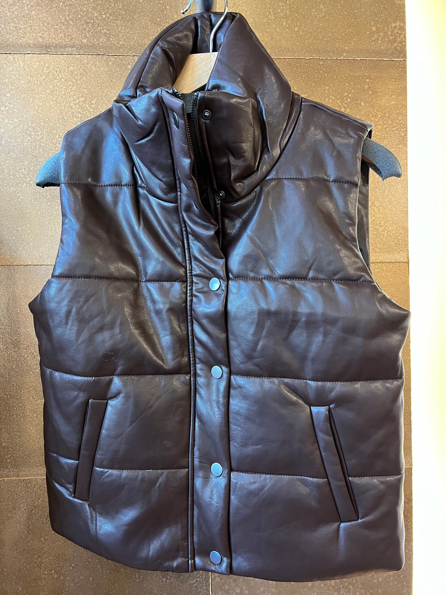 Vegan Leather Vest