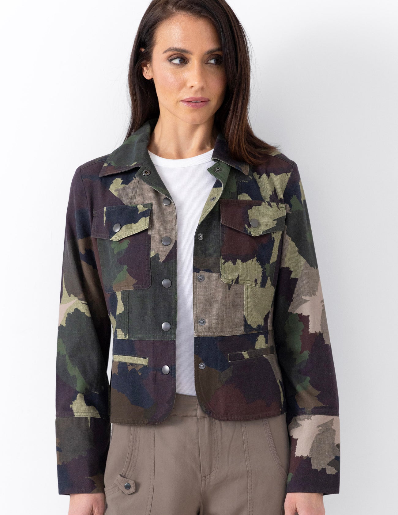 Go Military Jacket Printed