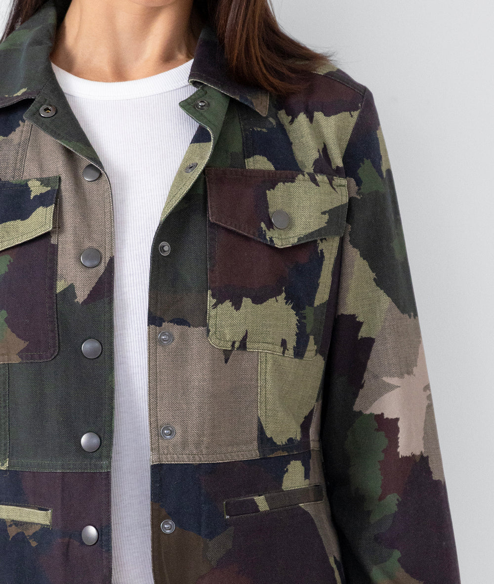 Go Military Jacket Printed
