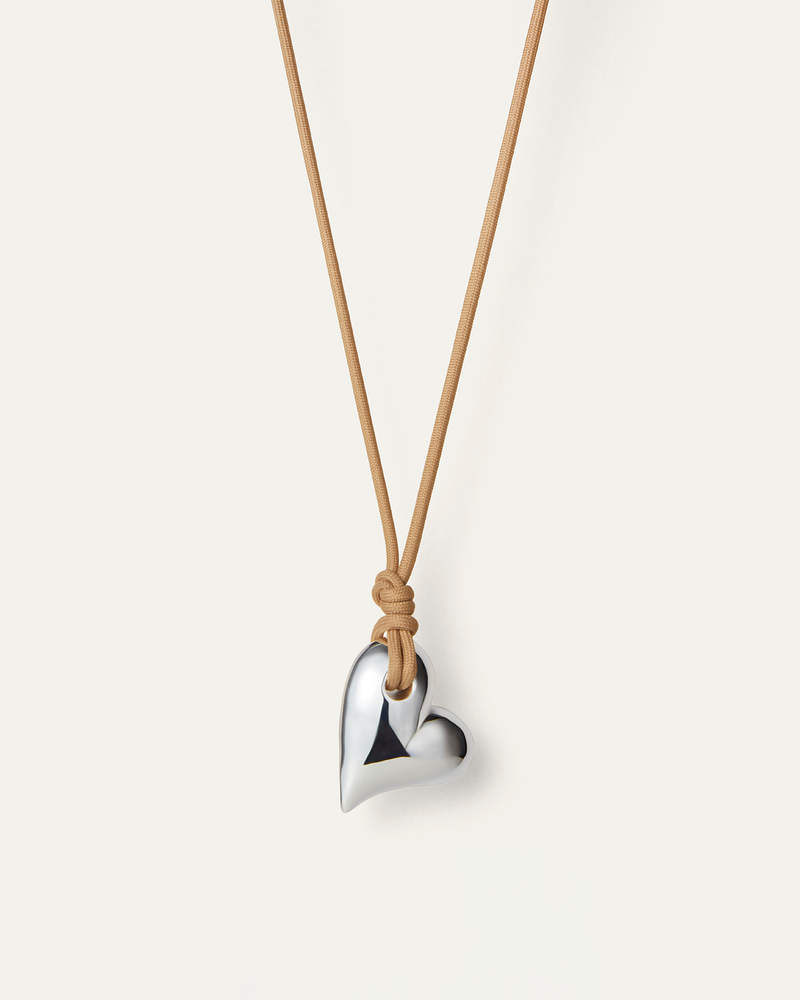 Art on a Heart String Necklace