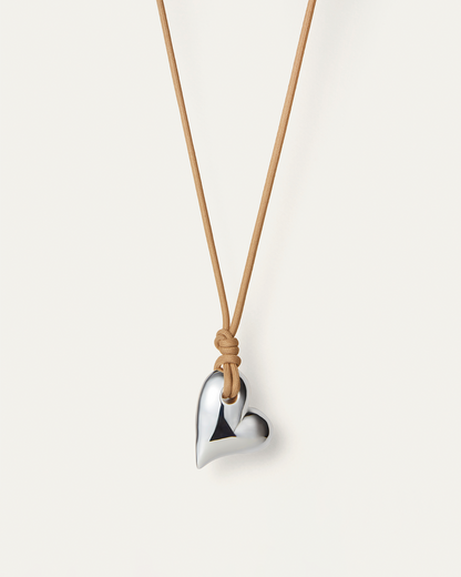 Art on a Heart String Necklace