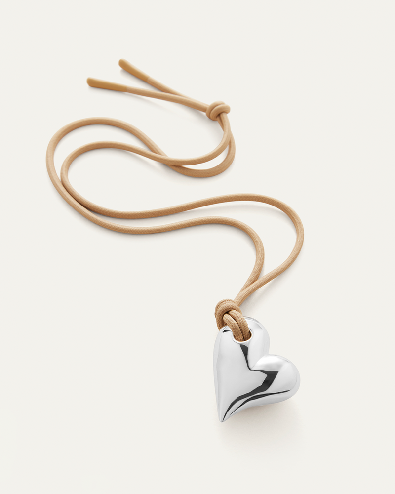 Art on a Heart String Necklace