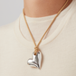 Art on a Heart String Necklace