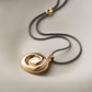 Nico Mirror Pendant Rope Necklace