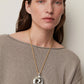 Nico Mirror Pendant Rope Necklace