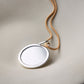 Nico Mirror Pendant Rope Necklace