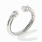 Silver Cannes Demi Cuff