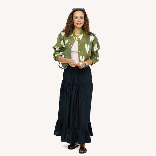 Ikat Heart Bomber