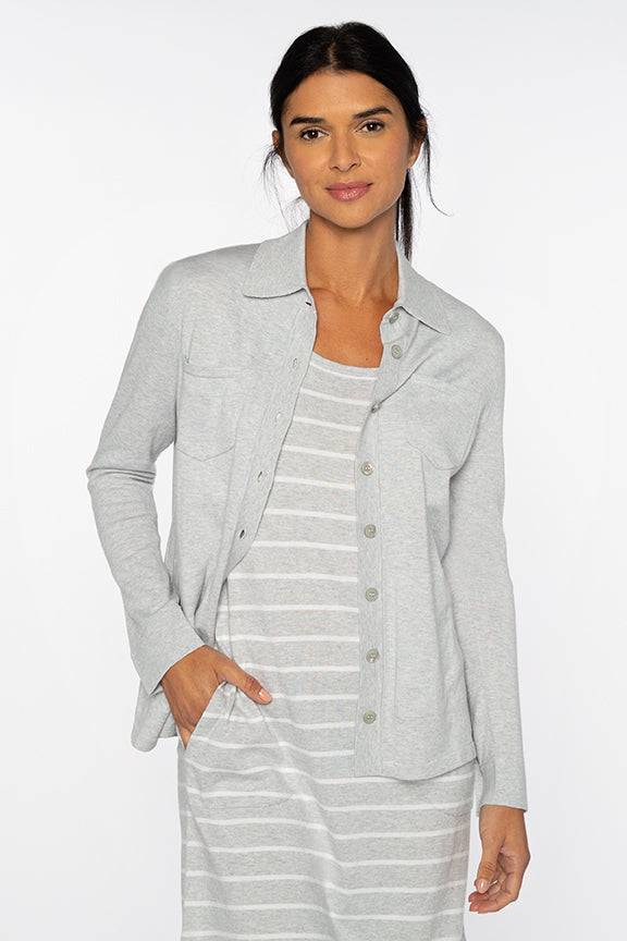 Easy Shirt Cardigan