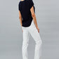 Short Sleeve V-Neck Hybrid Tee