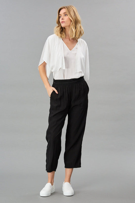 D Satin Crop Jogger