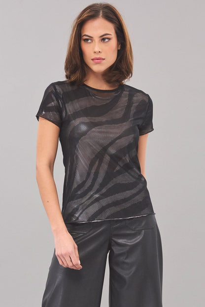 Zebra Mesh Tshirt