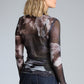 Lunar Eclipse Mesh Turtleneck