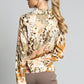 Safari Printed Fitted Top
