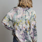 Plum Garden Peasant Top