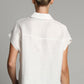 Cupro Linen Top