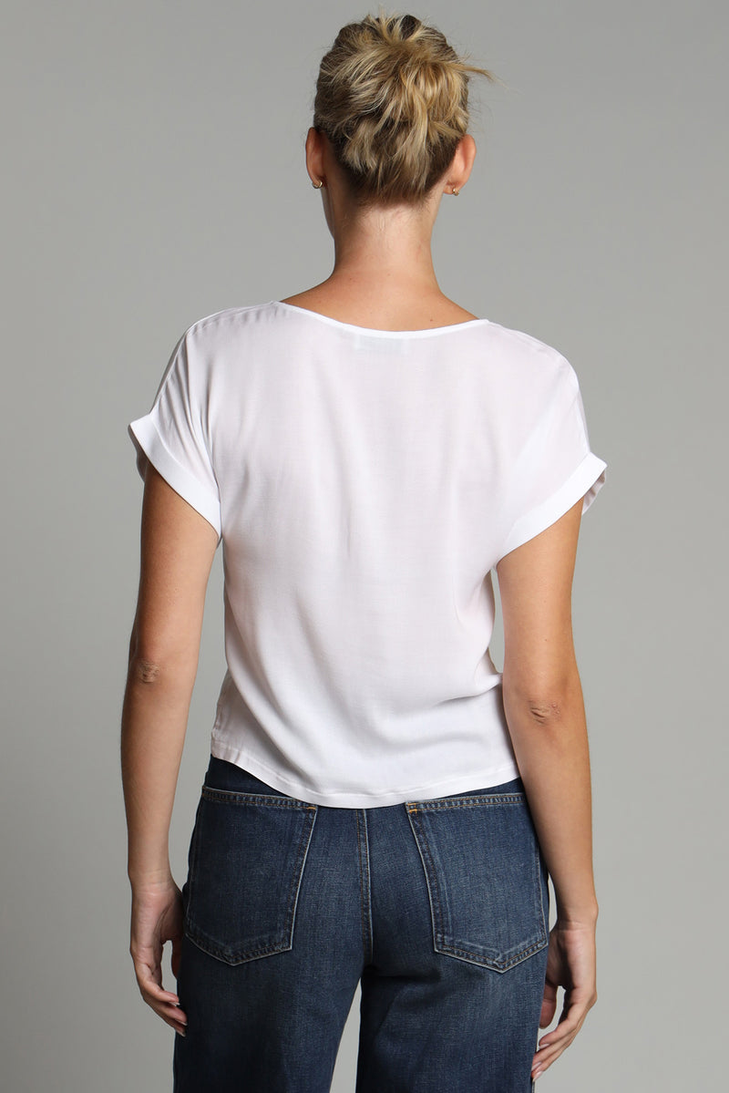 Yummy Crepe Bubble Top