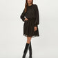 Constance Mock Neck Minidress