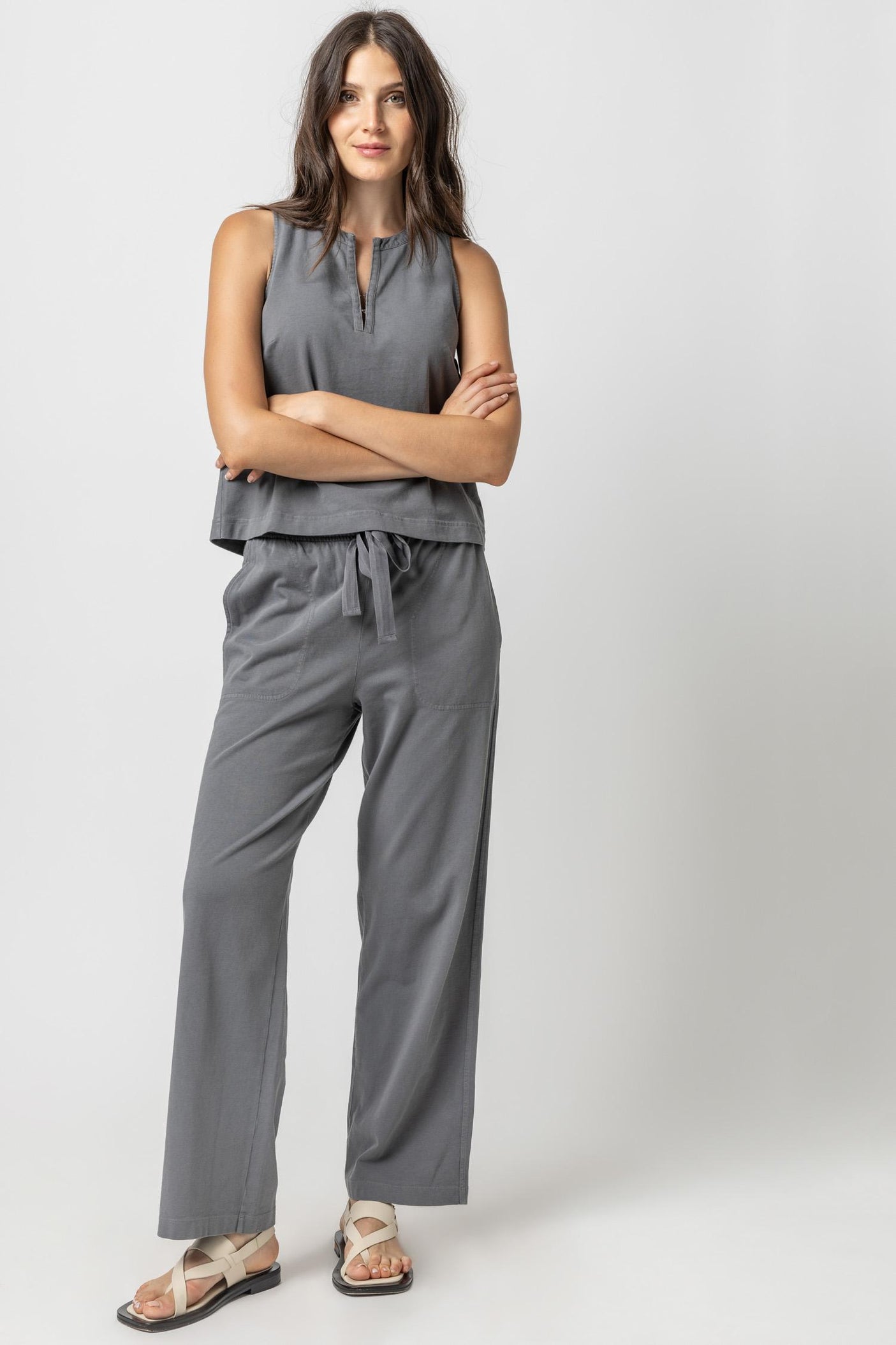 Drawstring Waist Pant