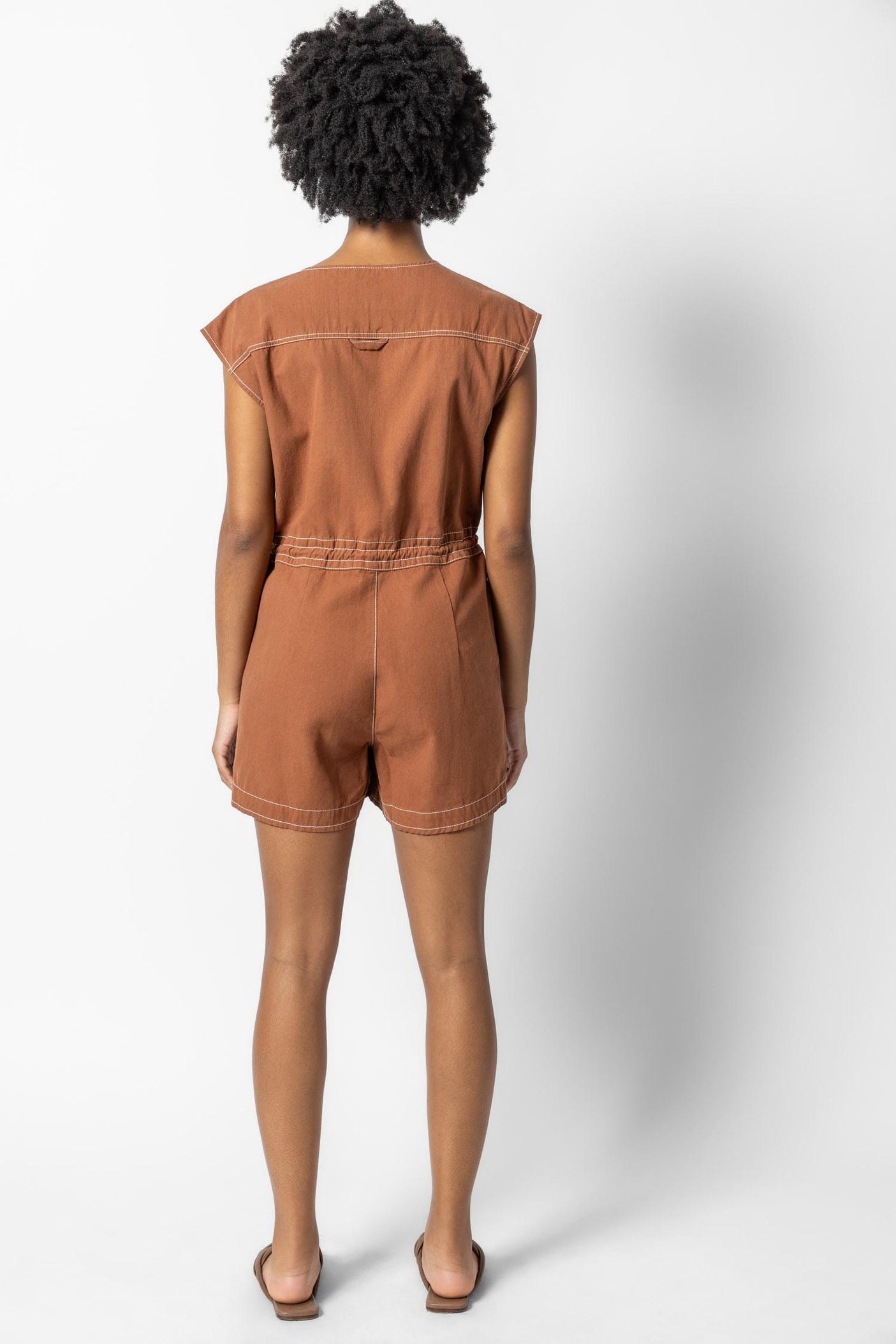 S/S Canvas Romper