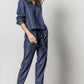 Denim Belted Pant