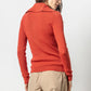 Button Collar Henley Sweater