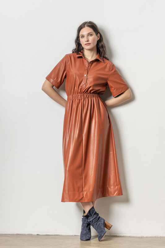 Elastic Waist S/S Dress