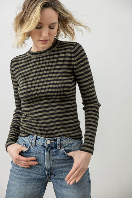 Striped Crewneck