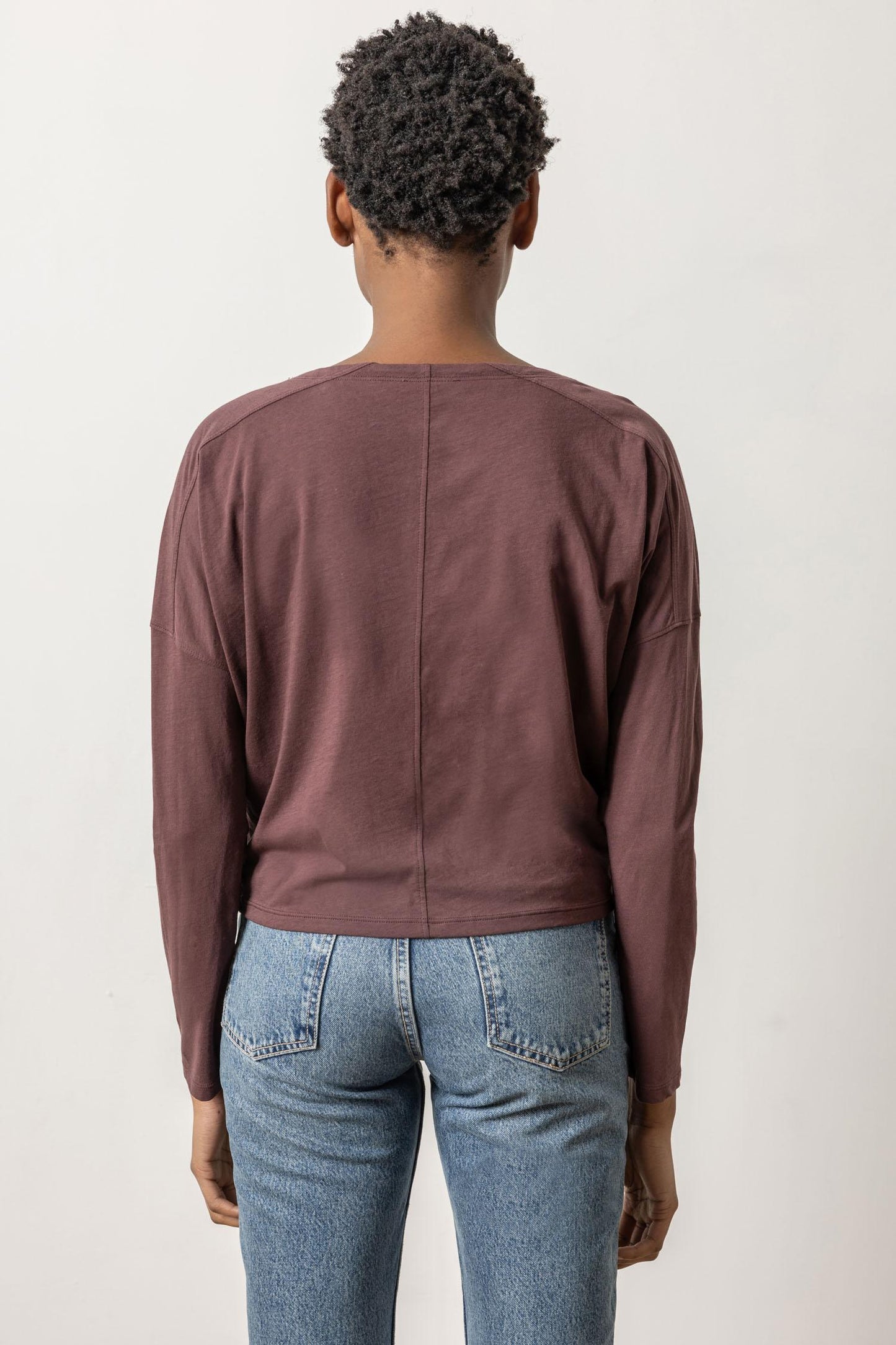 Drop Shoulder Boatneck