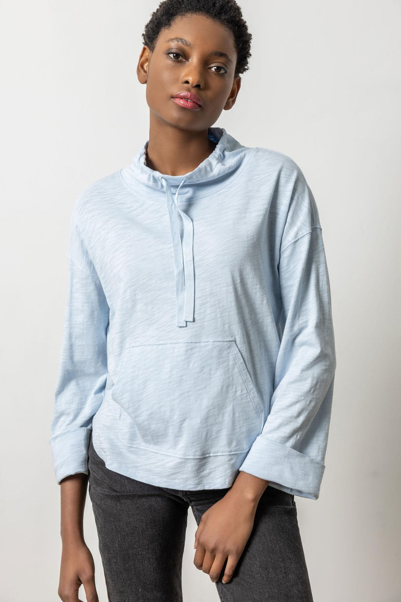 Drawstring Neck Pullover