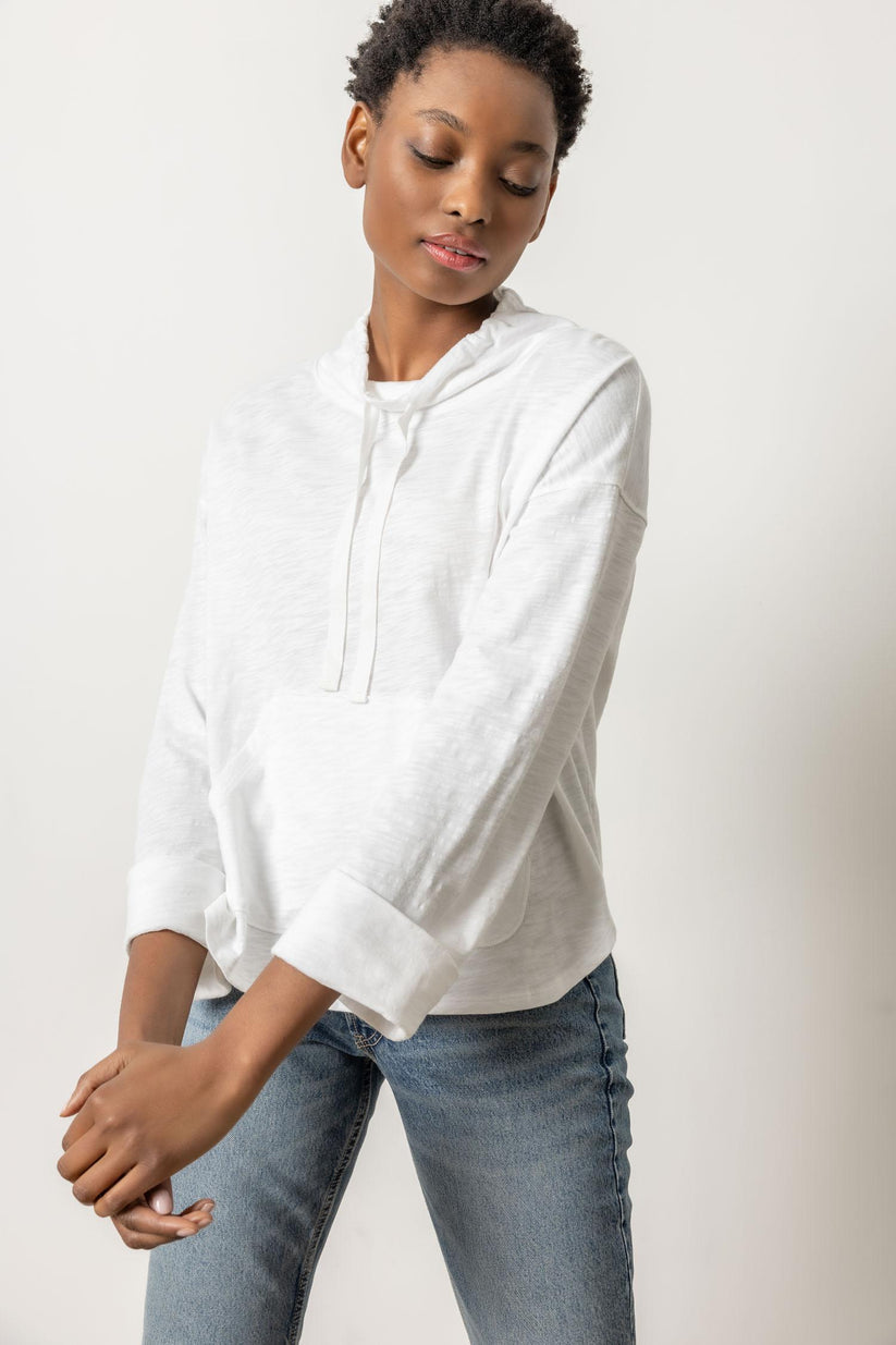 Drawstring Neck Pullover