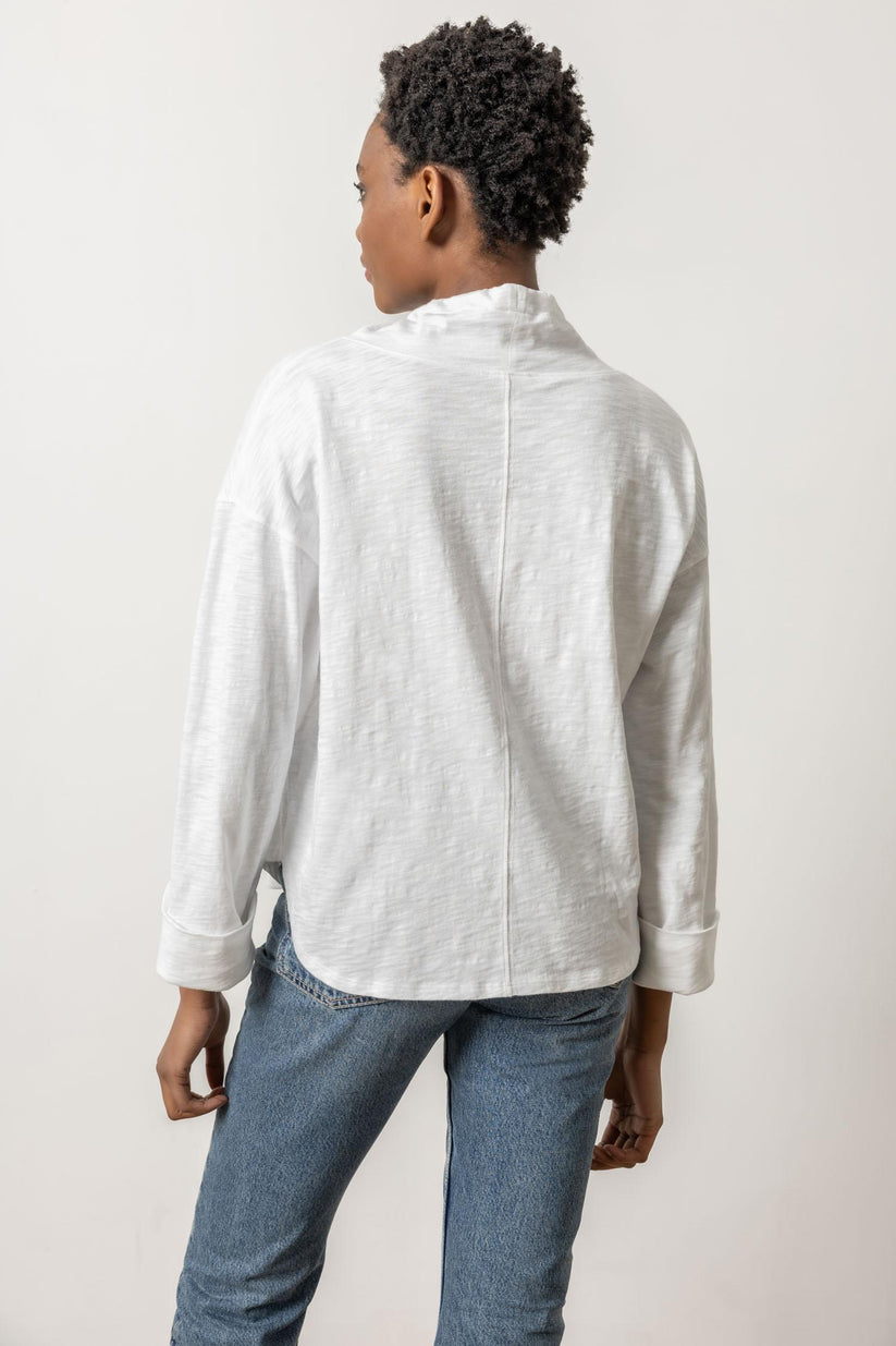 Drawstring Neck Pullover