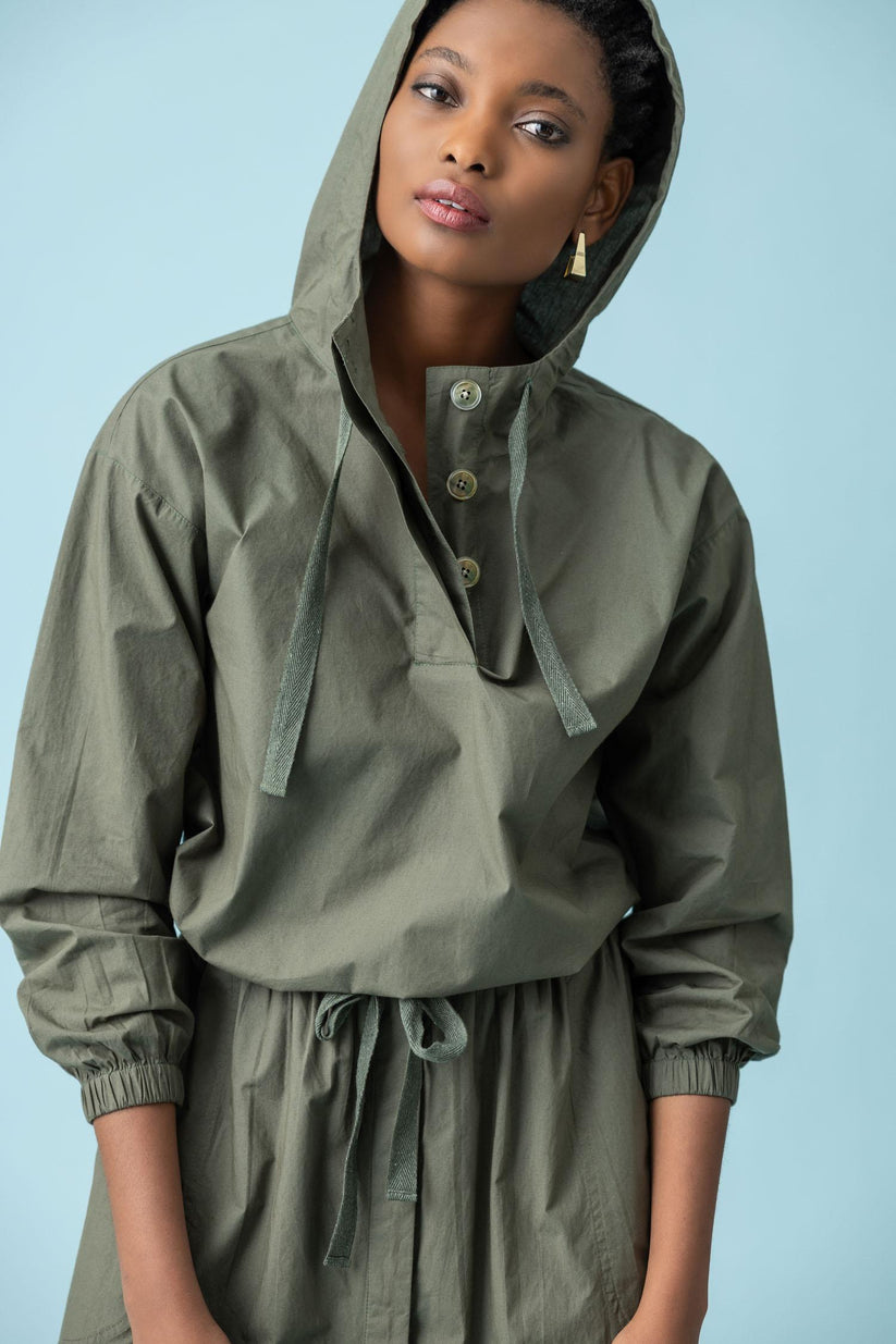 Poplin Hoodie