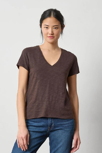 V-neck Short Sleeve Tee