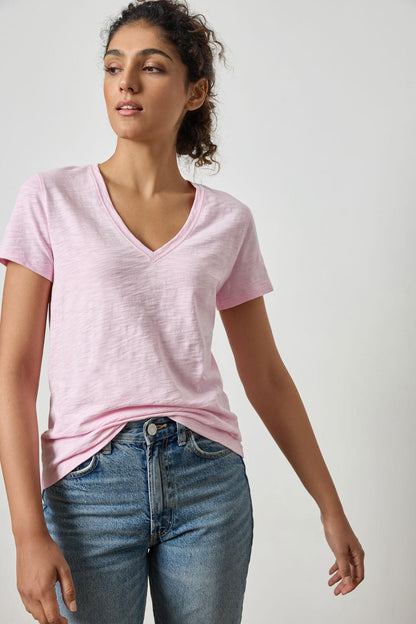 V-neck Short Sleeve Tee
