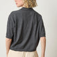 Drop Shoulder Polo Neck Sweater