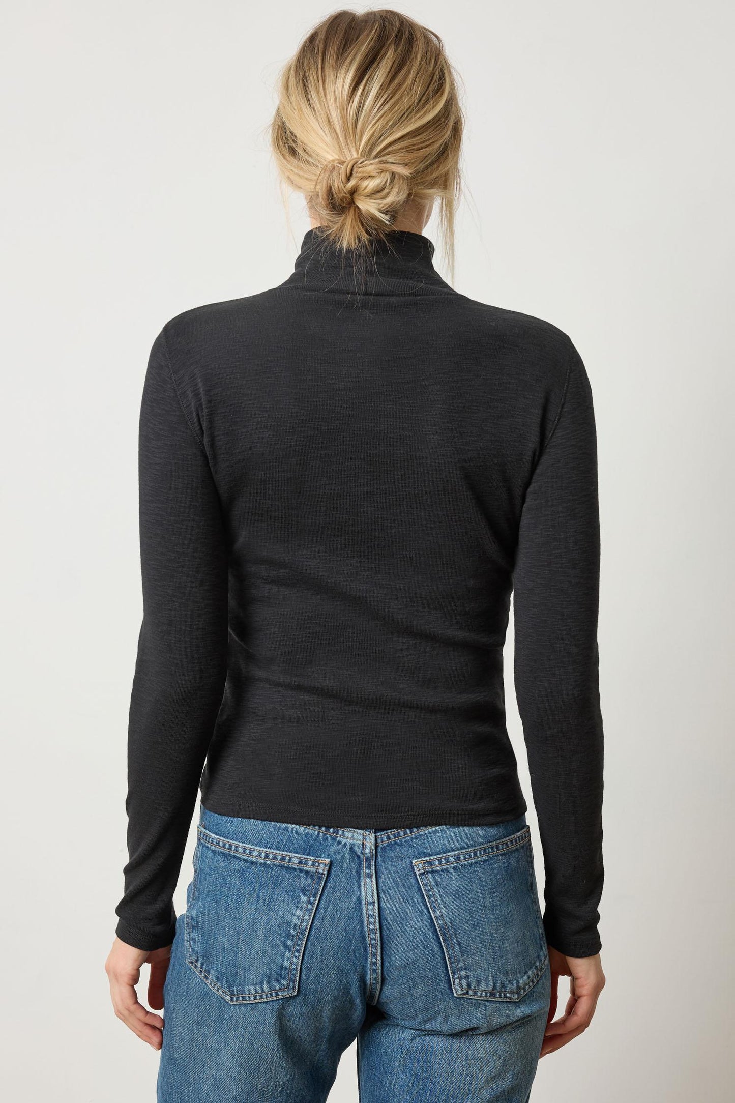 Rib Slub Turtleneck