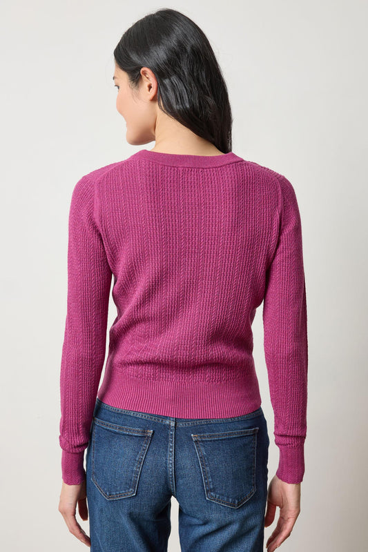Multi Stitch Pullover Sweater