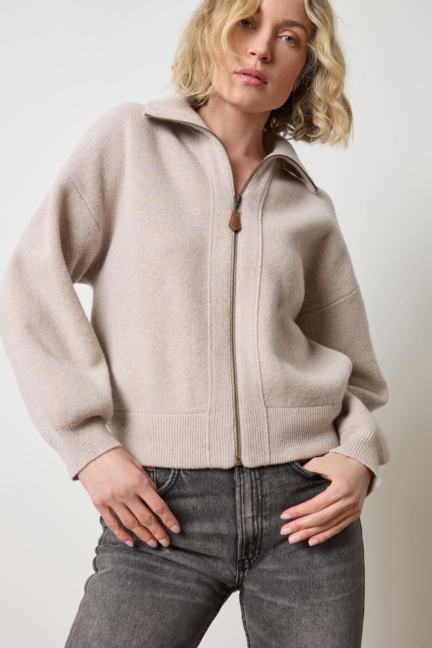 Zip Front Bomber